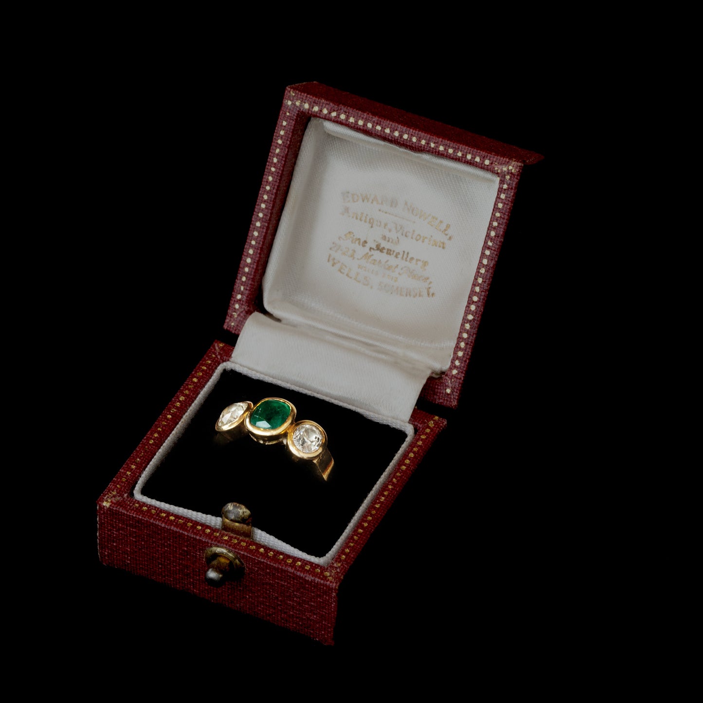 Emerald and Diamond Ring