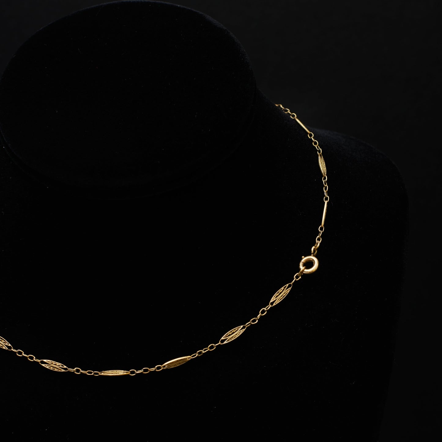 French Seed Pearl Swag Necklace