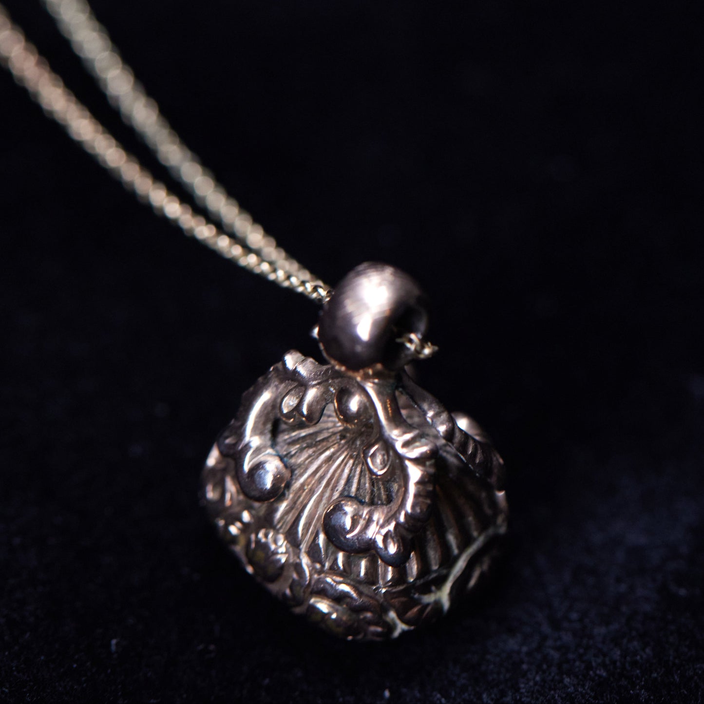 Rock Crystal Fob with Floral Detail