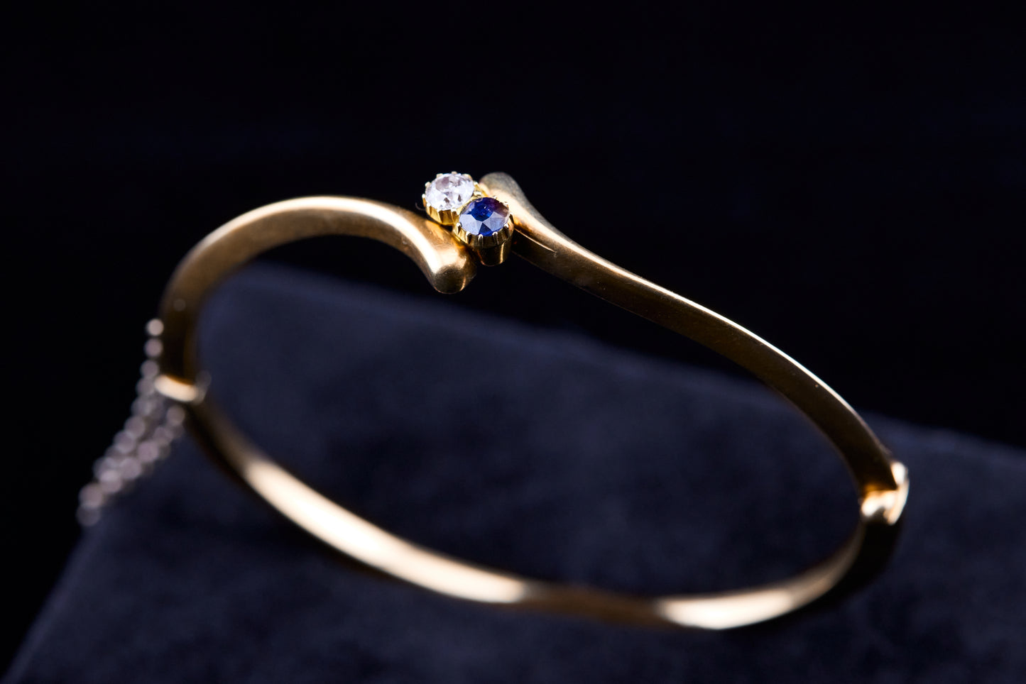 Diamond and Sapphire Bracelet