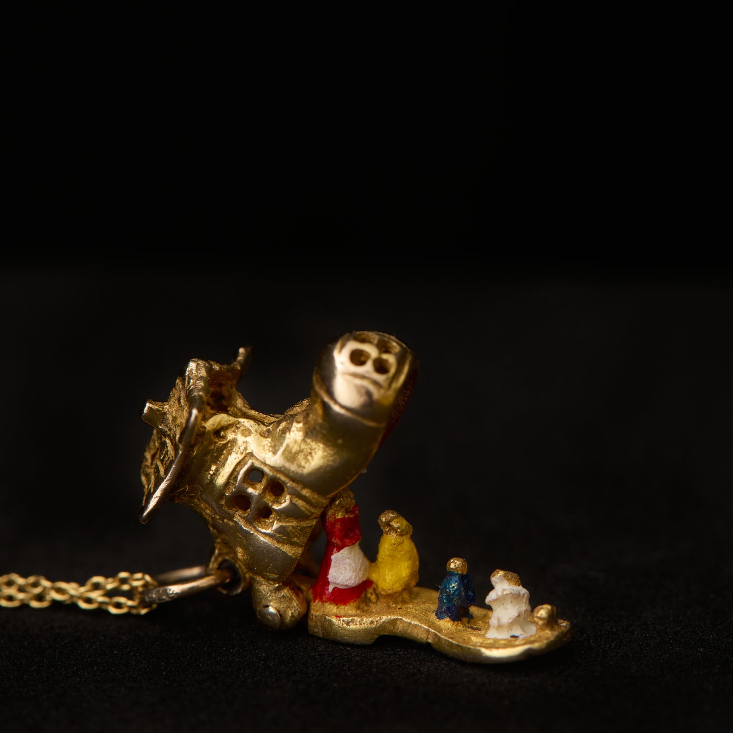 Vintage Mother Goose Shoe Charm