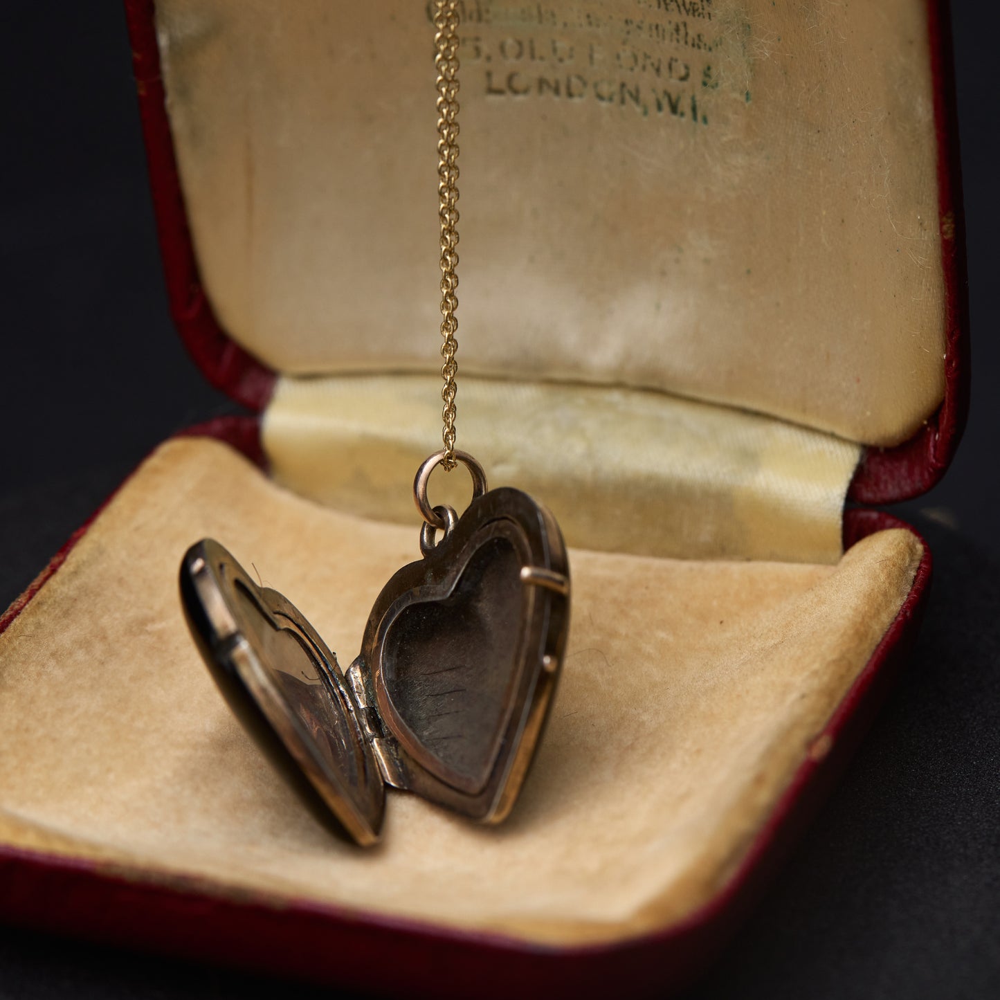 Victorian Onyx Heart Pendant