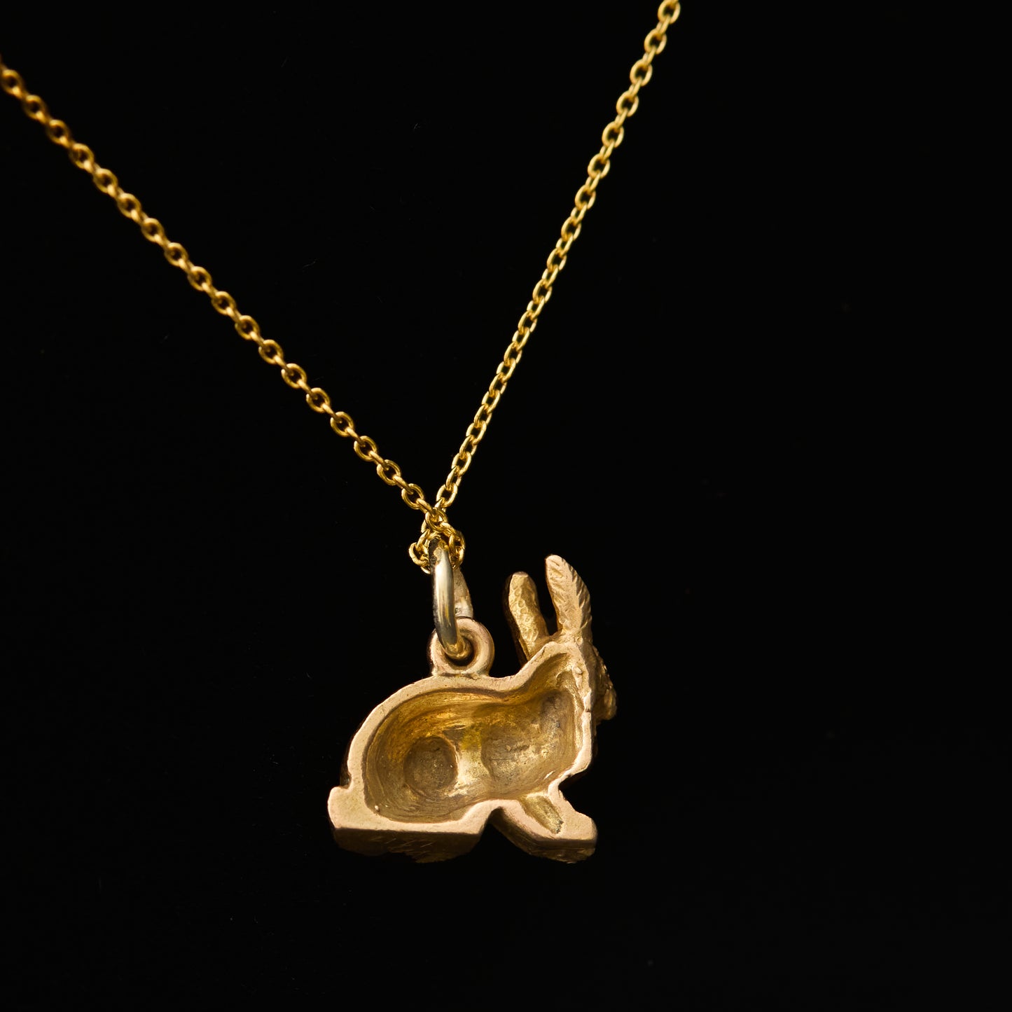 Vintage Rabbit with Ruby Eyes