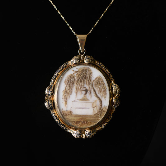Victorian Mourning Pendant