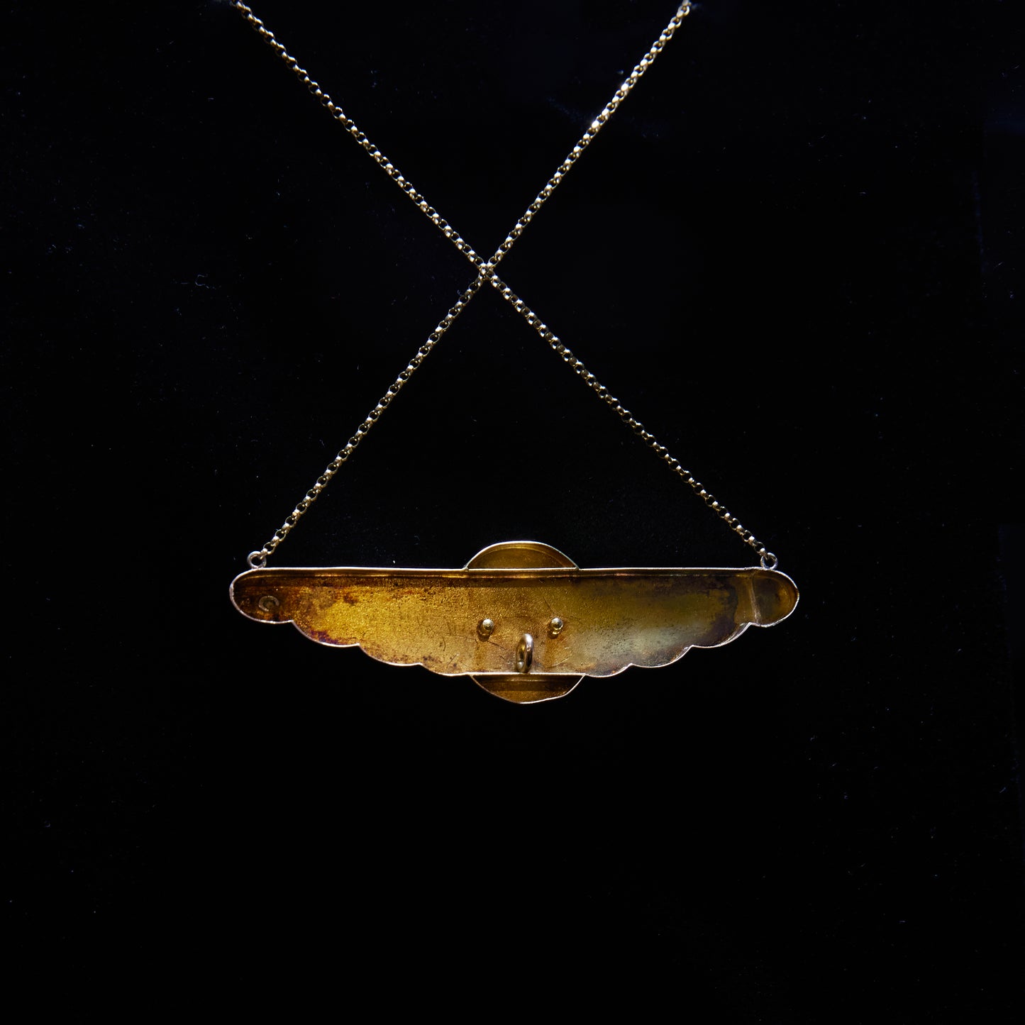 Winged Cameo Necklace