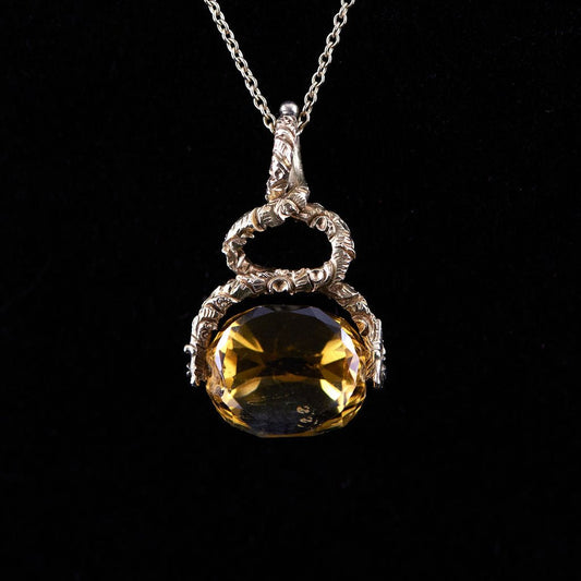 Victorian Citrine Fob