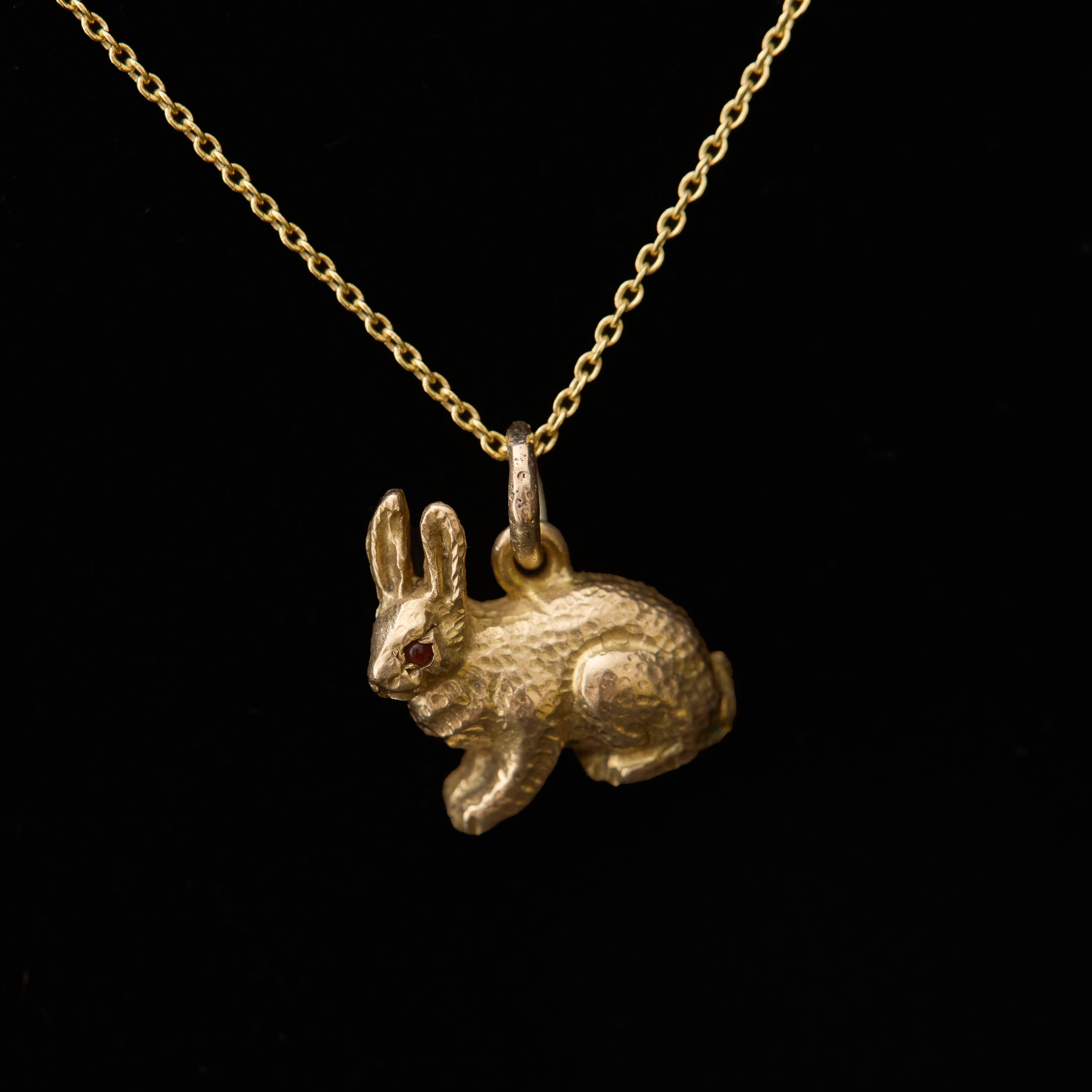 Vintage Rabbit with Ruby Eyes – Third Act Vintage